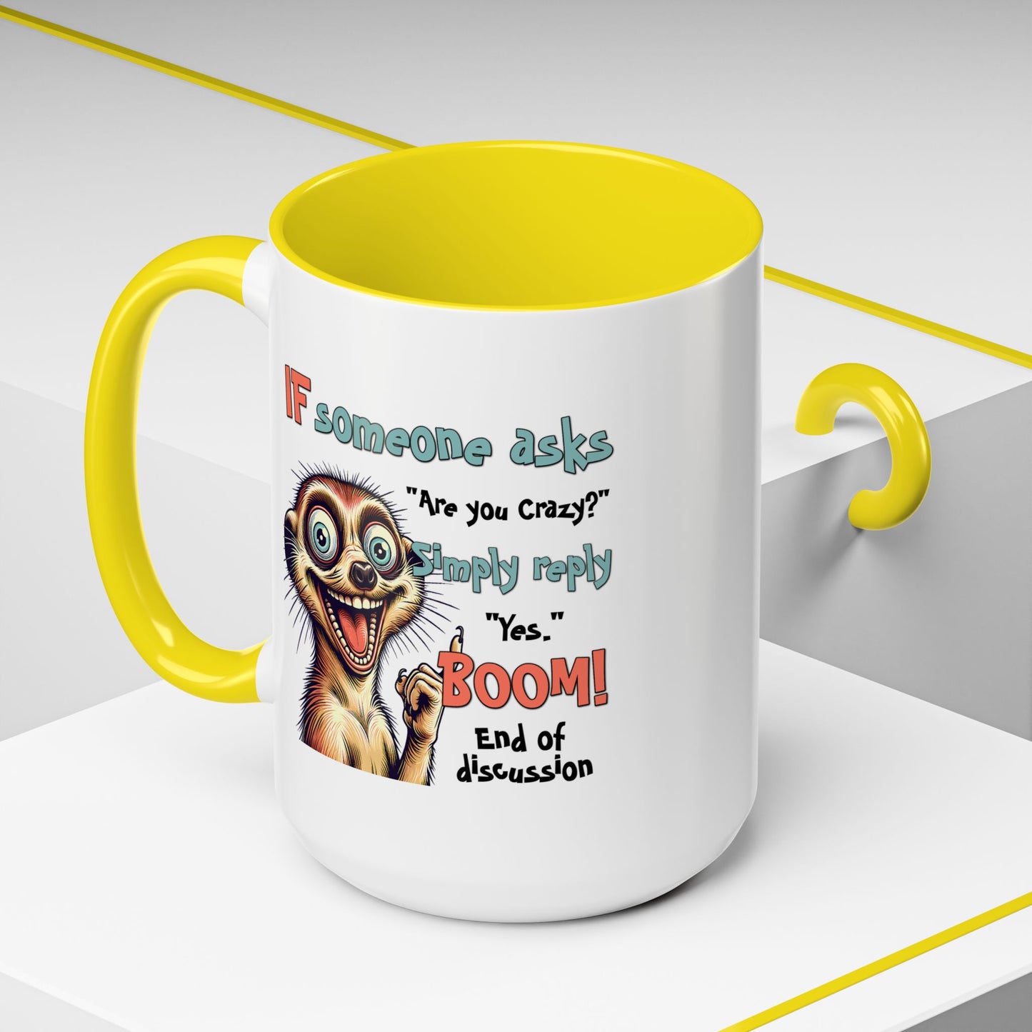 Humor Mug - If Someone Asks Are You Crazy