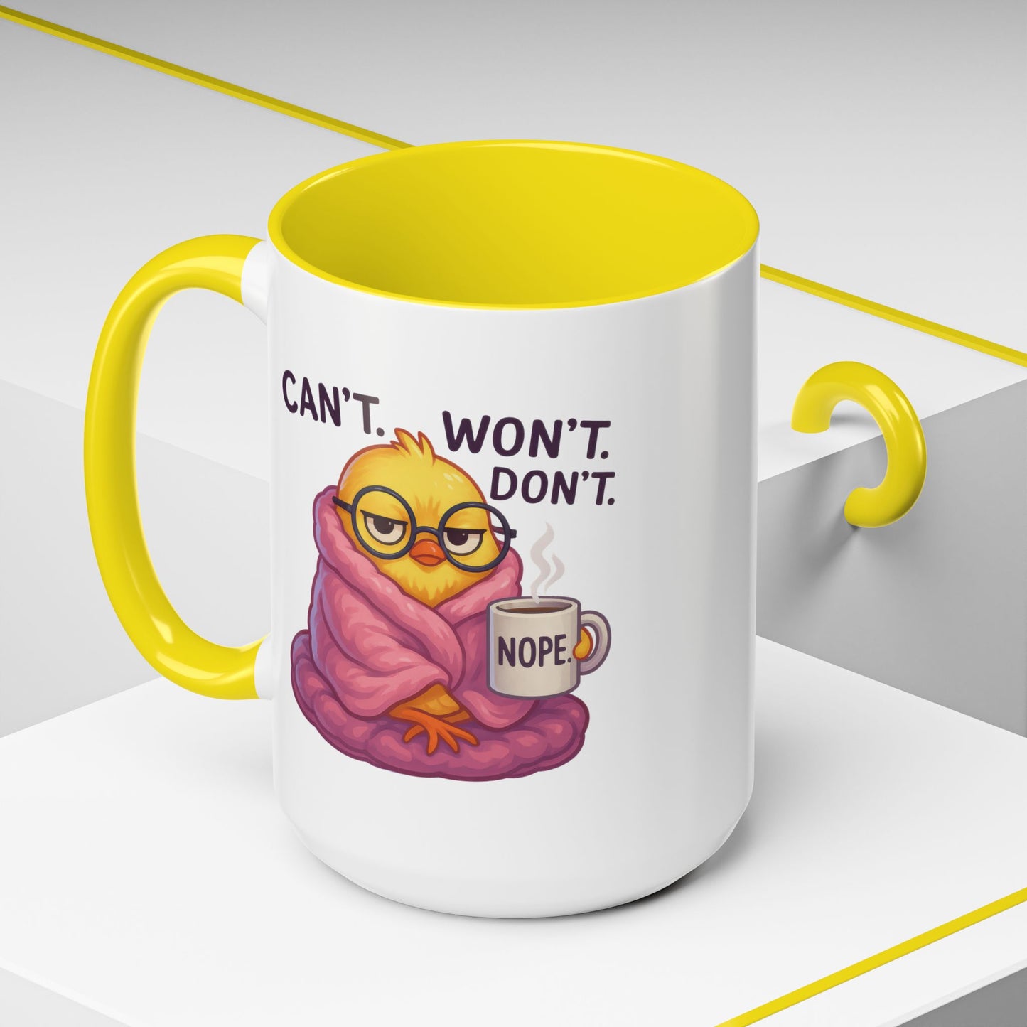 Office Mug - Can't Won't Don't
