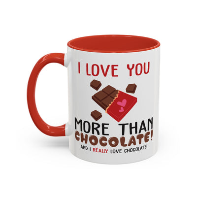 Anniversary Mug - I Love You More Than Chocolate
