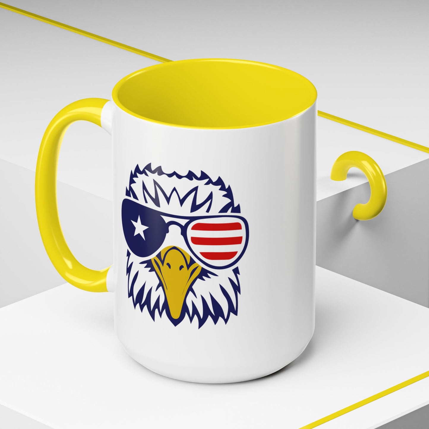 4th of July Mug - Cool American Eagle