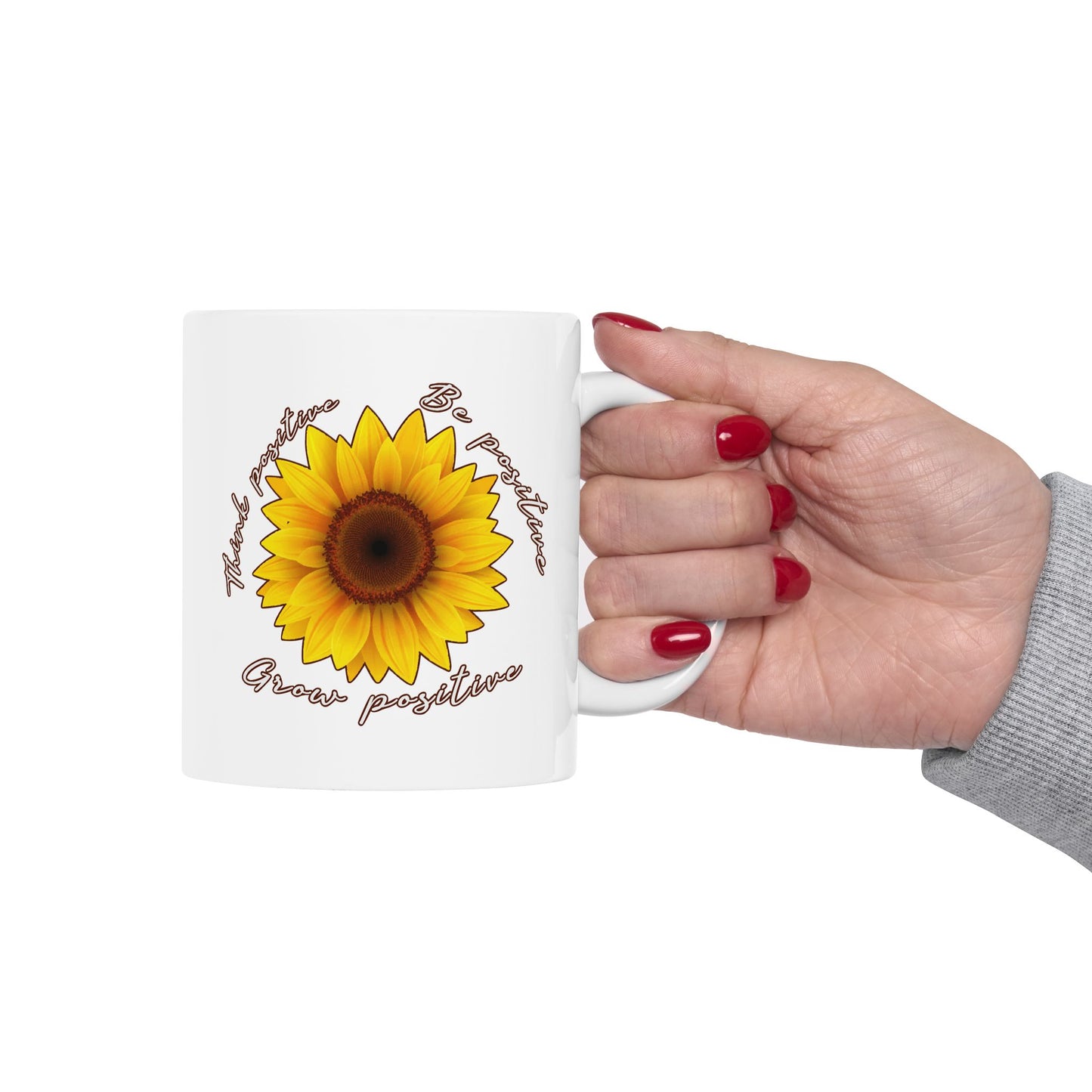 Wellness Mug - Think Positive Be Positive Grow Positive