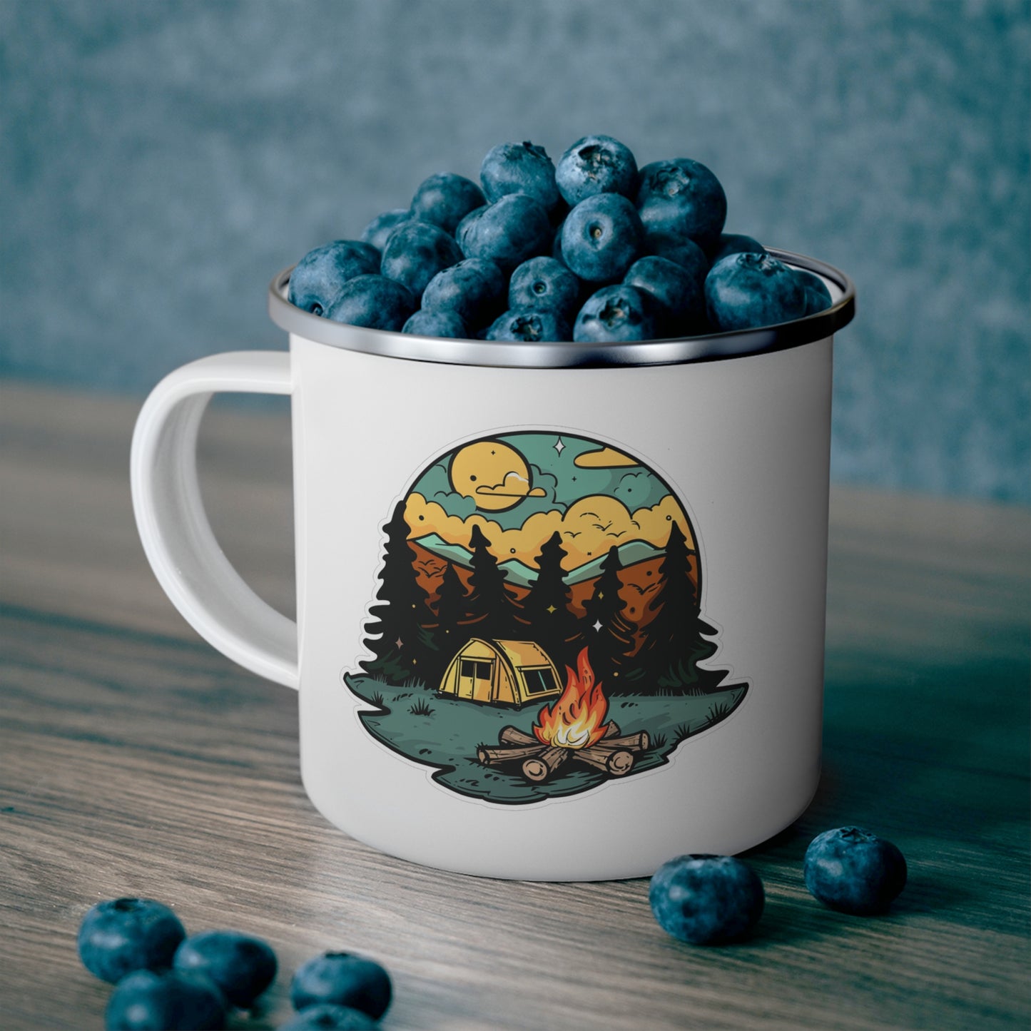 Adventure Mug - Camping Landscape