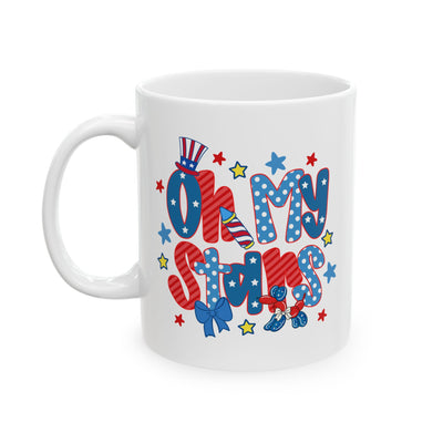 4th of July Mug - Oh My Stars Retro