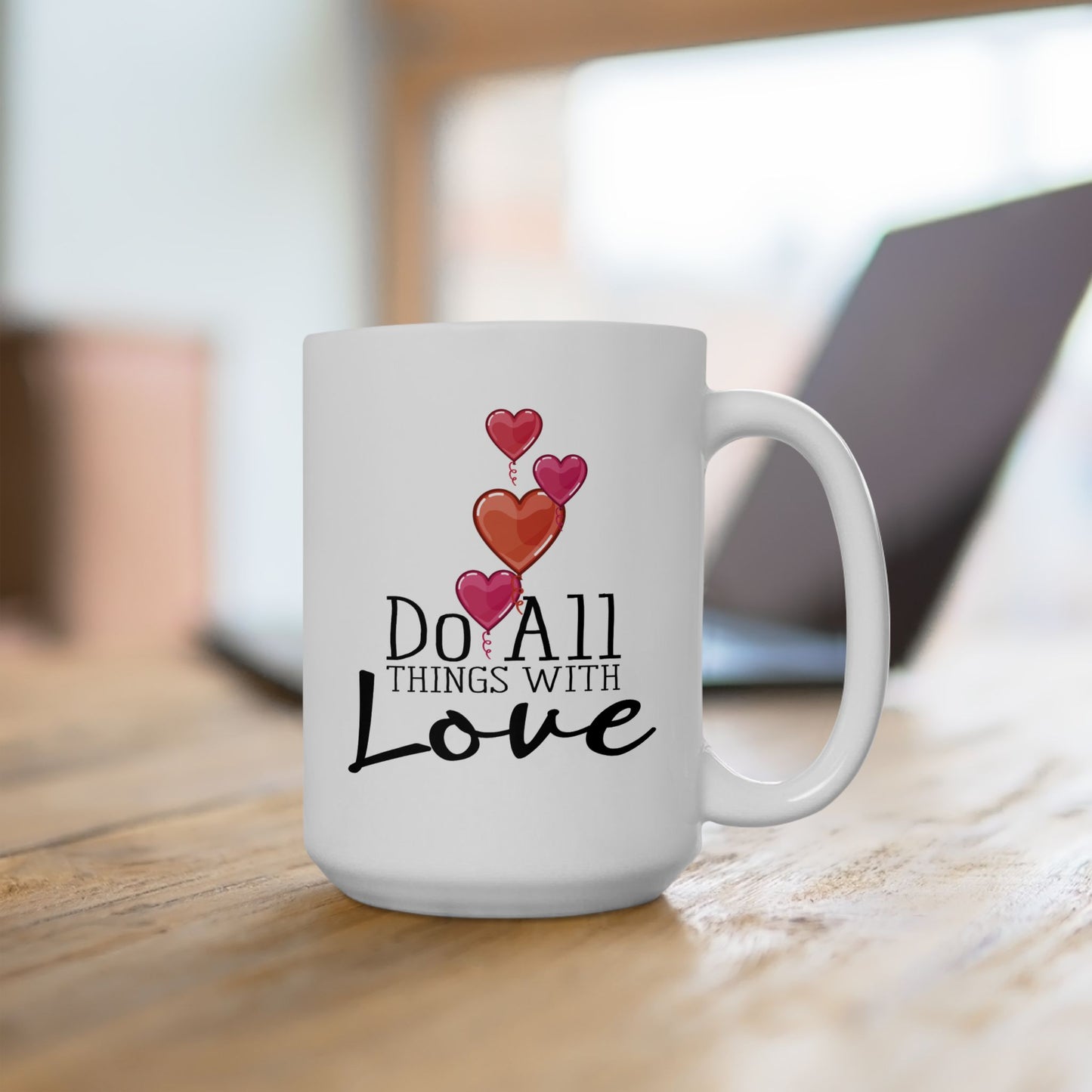 Anniversary Mug - Do All Things With Love
