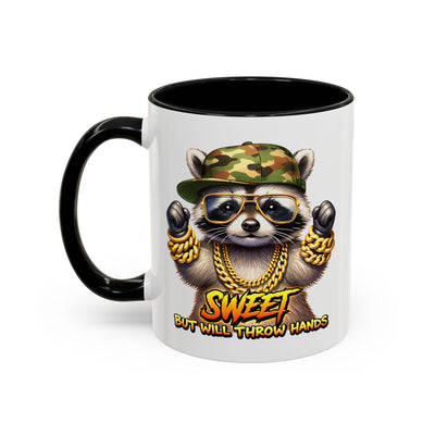 Humor Mug - Sweet But Will Throw Hands