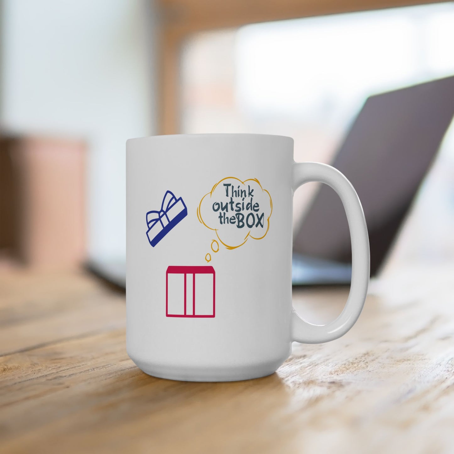 Motivation Mug - Think Outside The Box 2