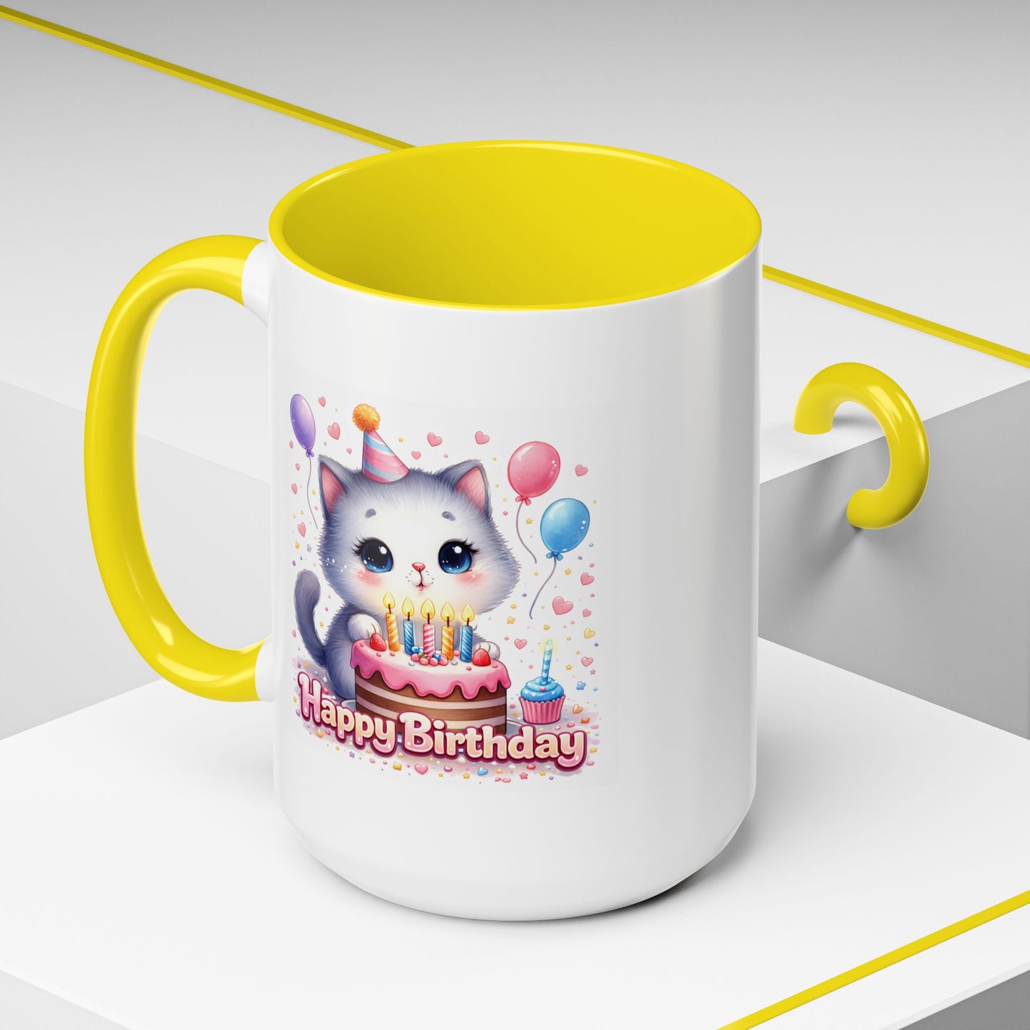 Birthday Mug - Birthday Kitty