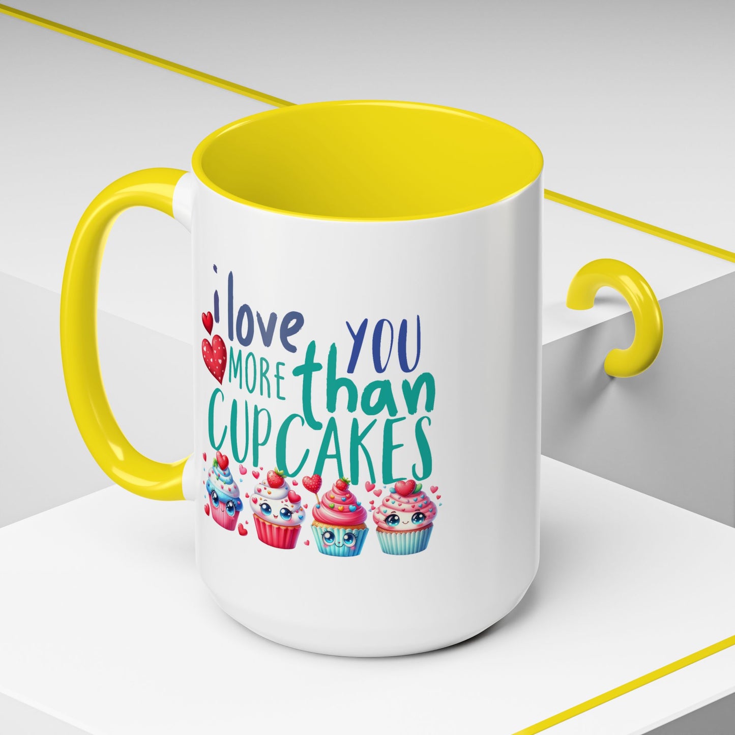 Anniversary Mug - I Love You More Than Cupcakes