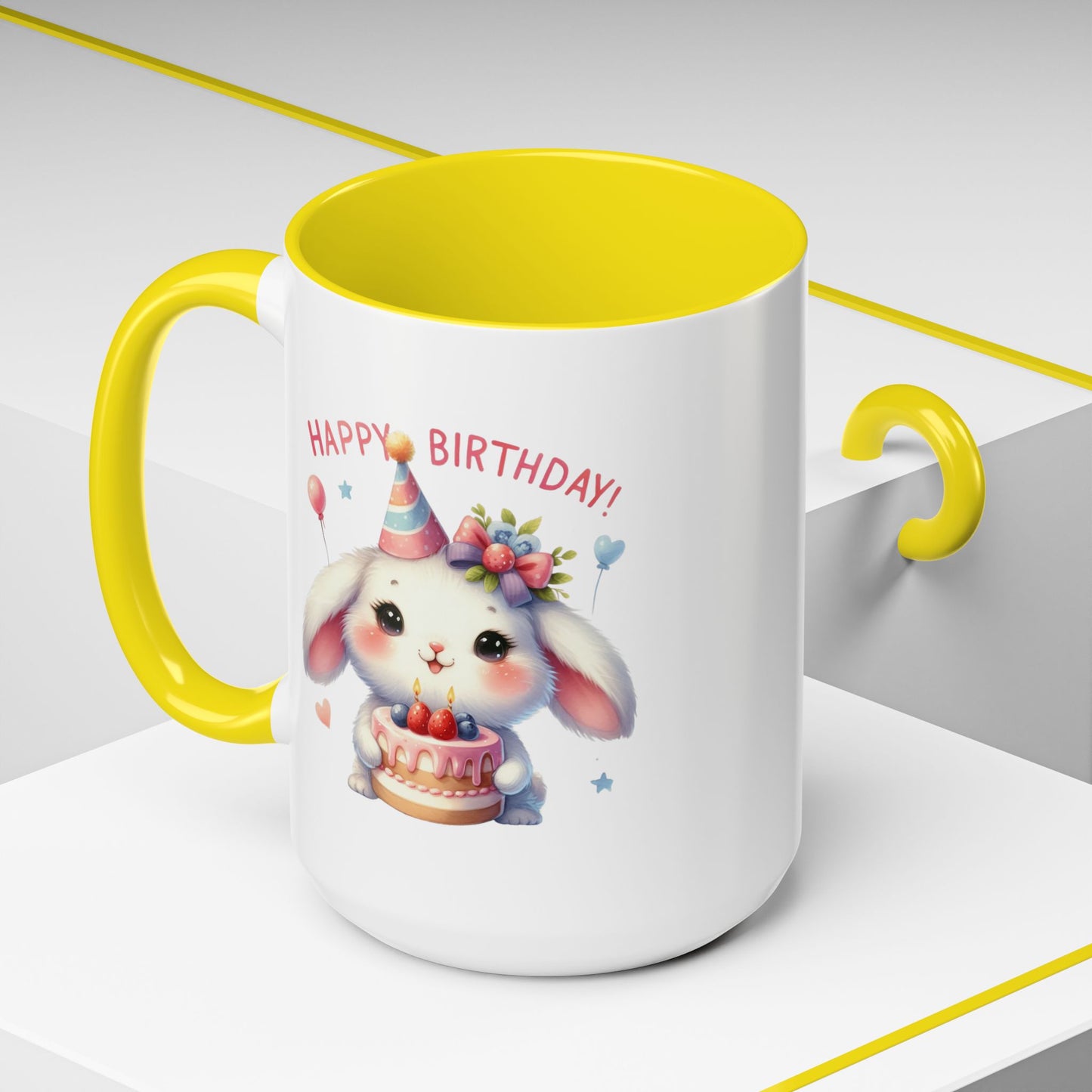 Birthday Mug - Happy Birthday Bunny 2
