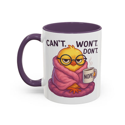 Office Mug - Can't Won't Don't