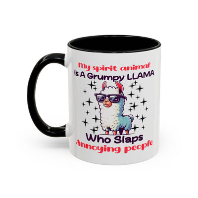 Humor Mug - My Spirit Animal is a Grumpy Llama