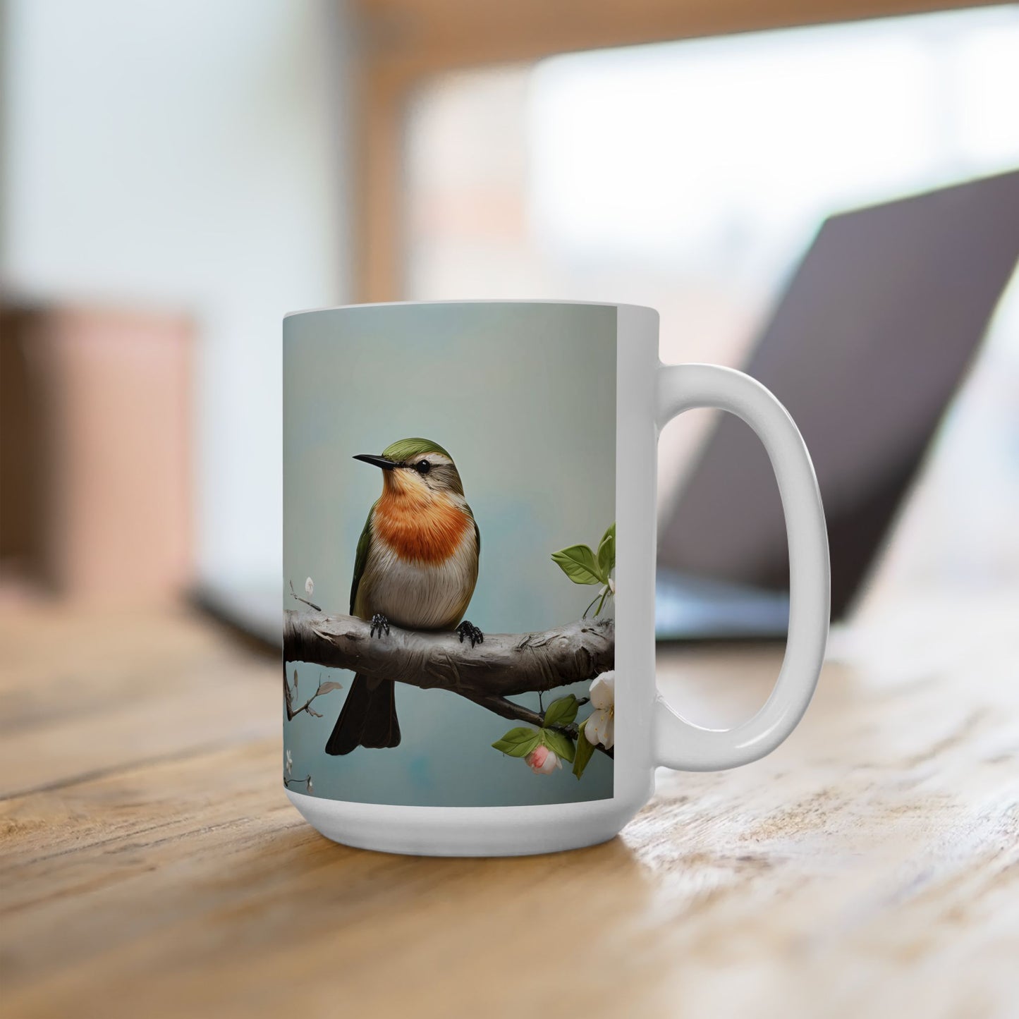 Artistic Mug - Felted Bird