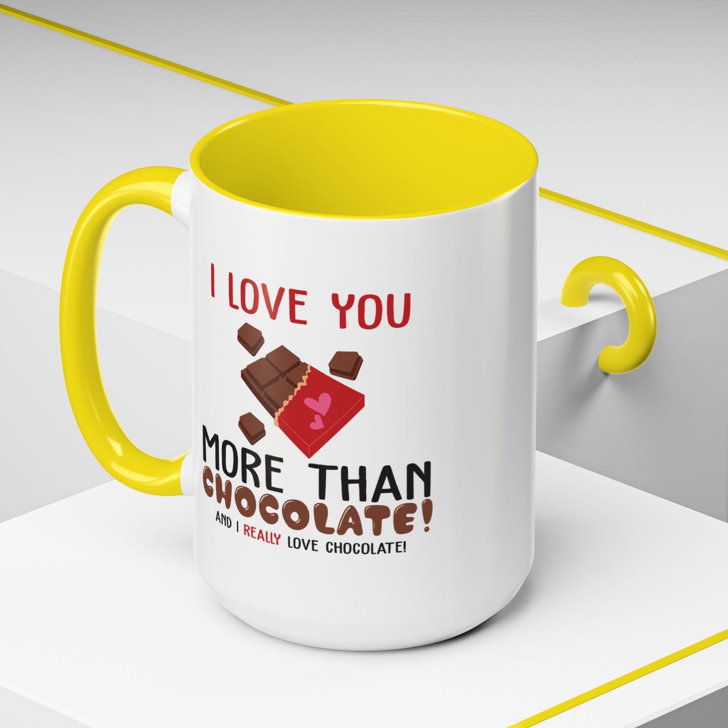 Anniversary Mug - I Love You More Than Chocolate