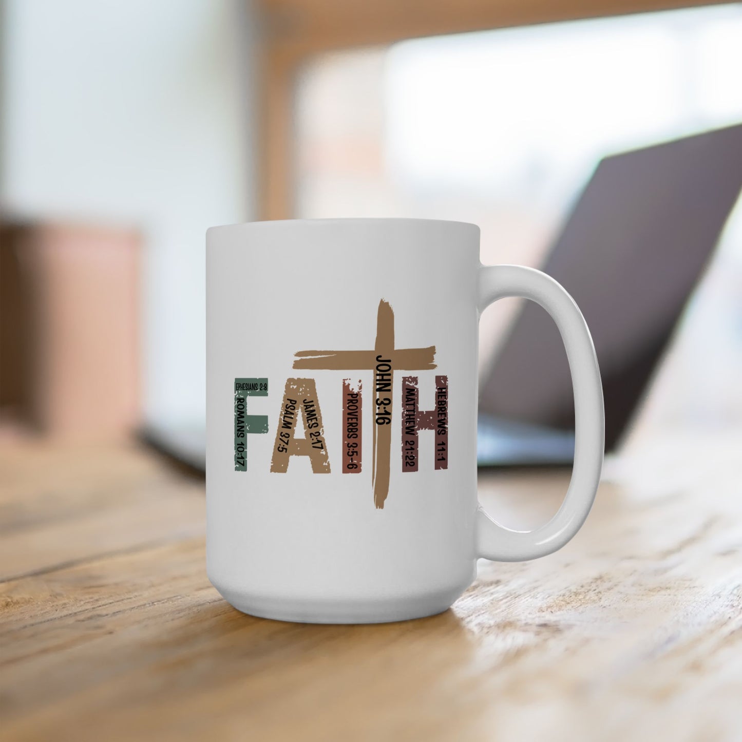 Religious Mug - Faith Cross