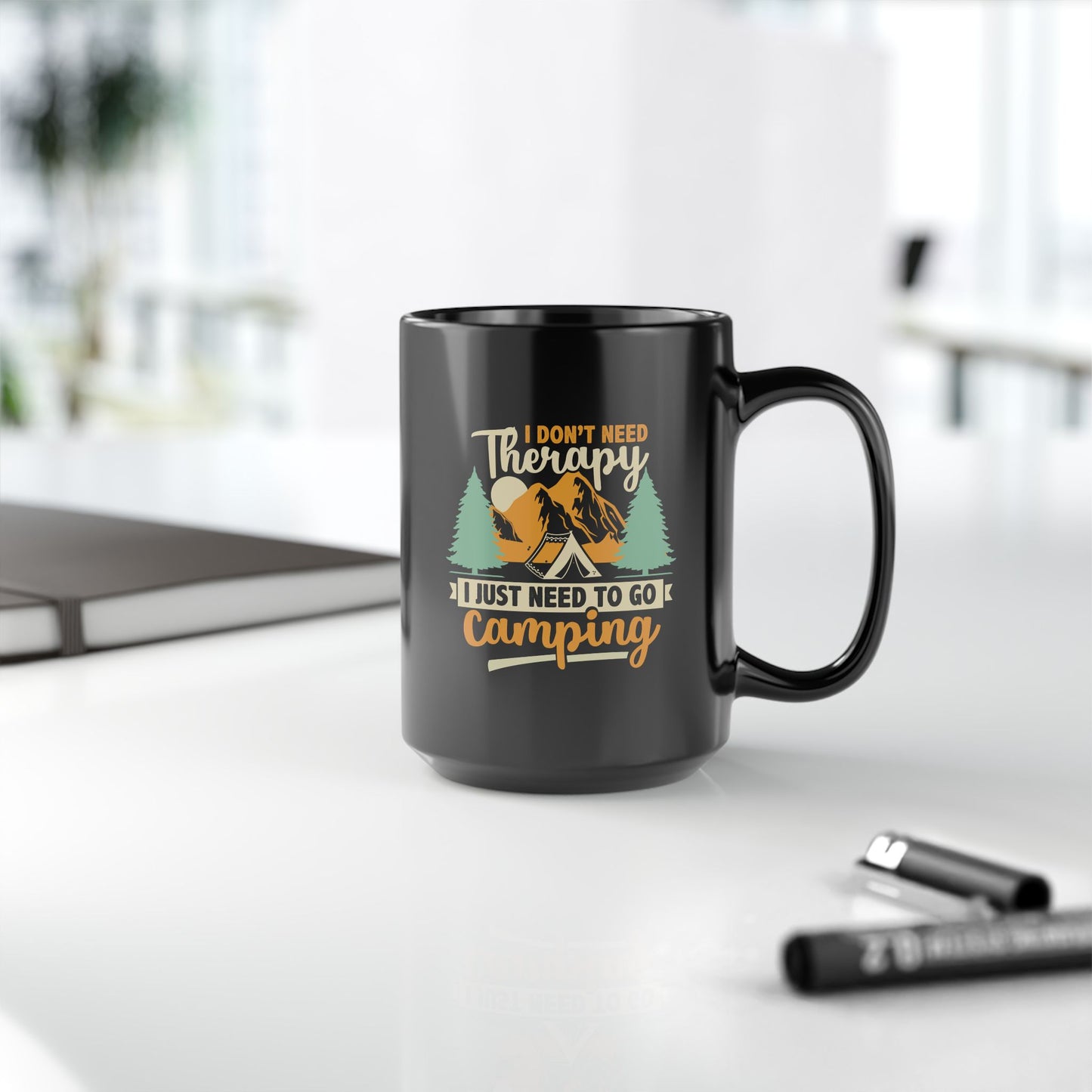 Adventure Mug - I Don't Need Therapy Camping