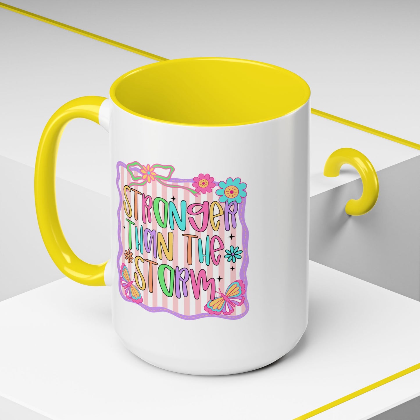 Motivation Mug - Stronger Than The Storm