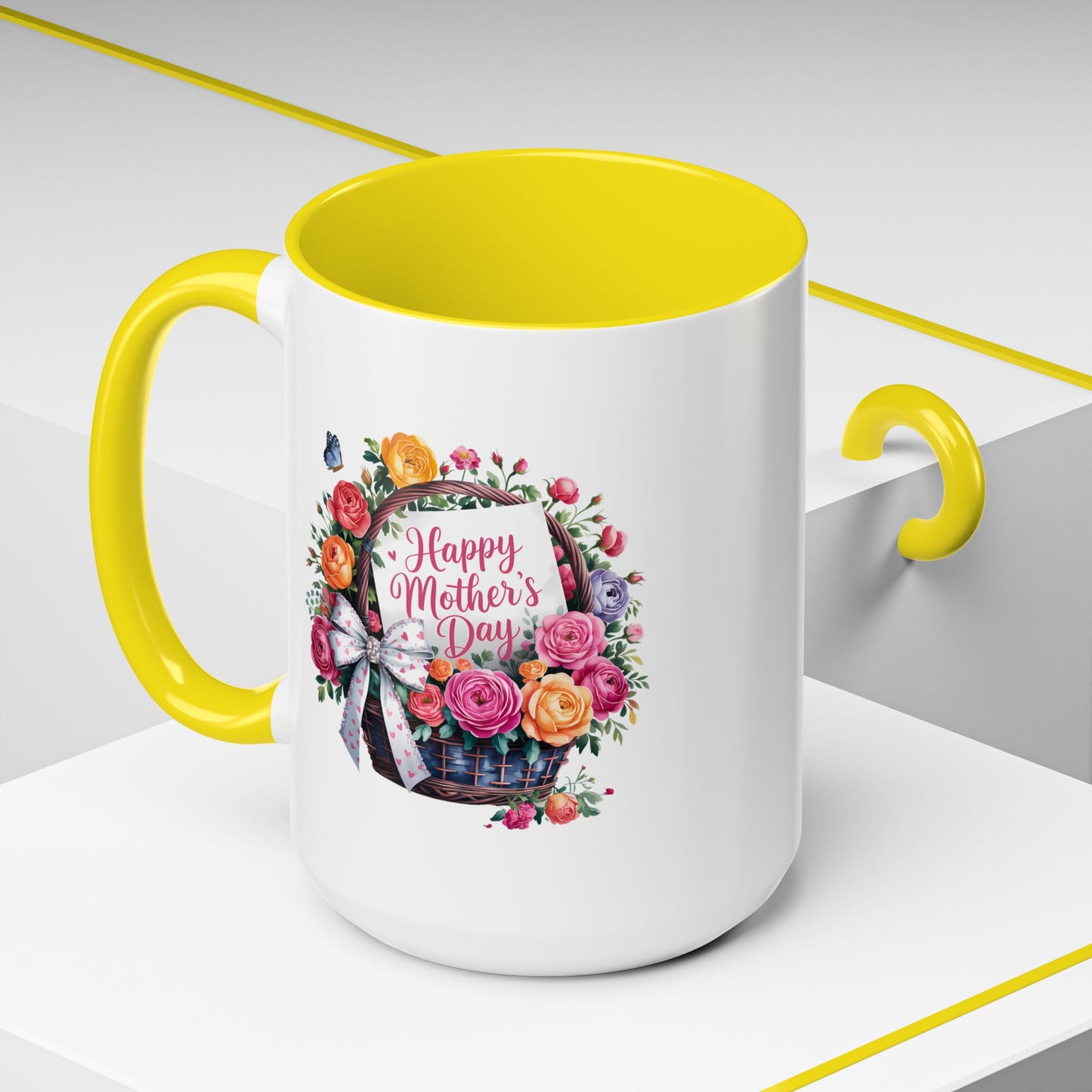 Mother's Day Mug - Happy Mother's Bouquet
