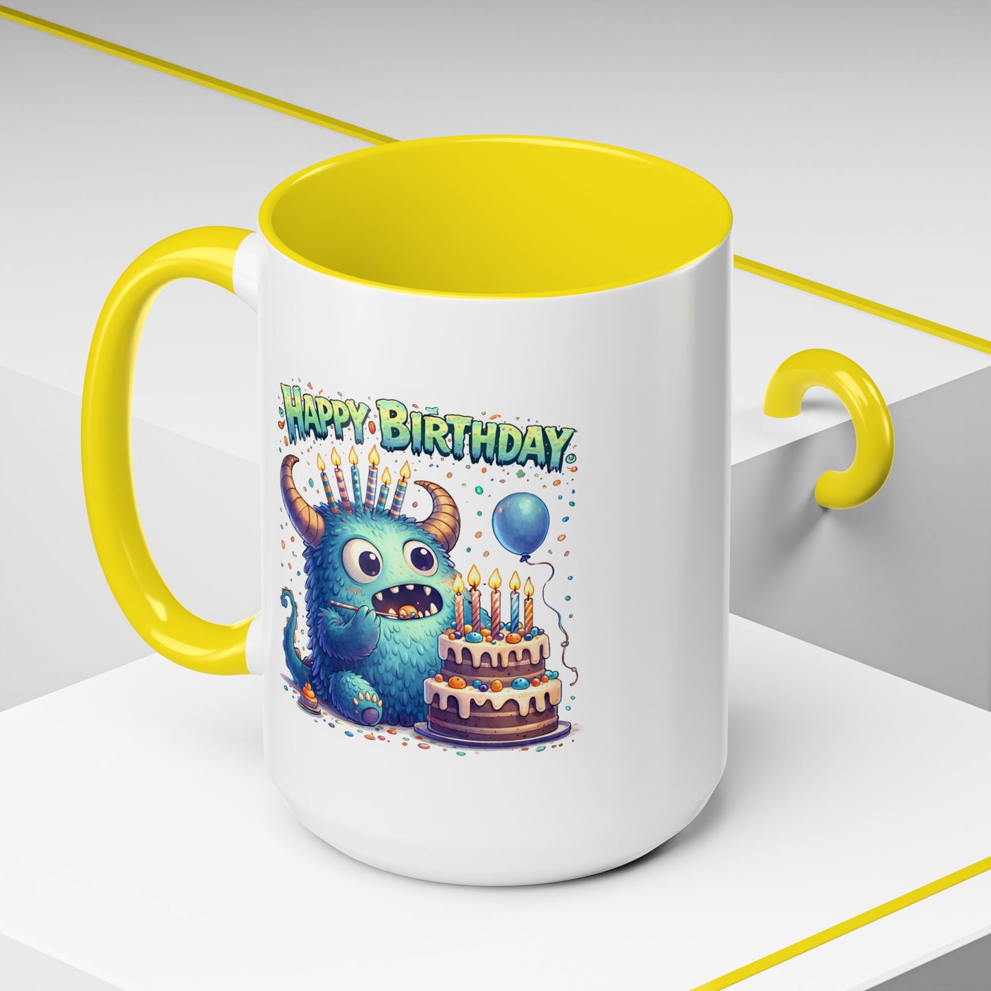 Birthday Mug - Monster Cake
