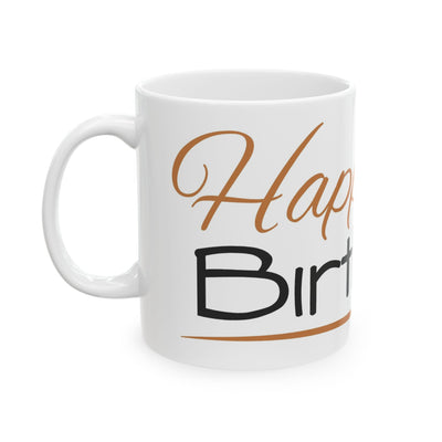 Birthday Mug - Happy Birthday Lettering Wrap