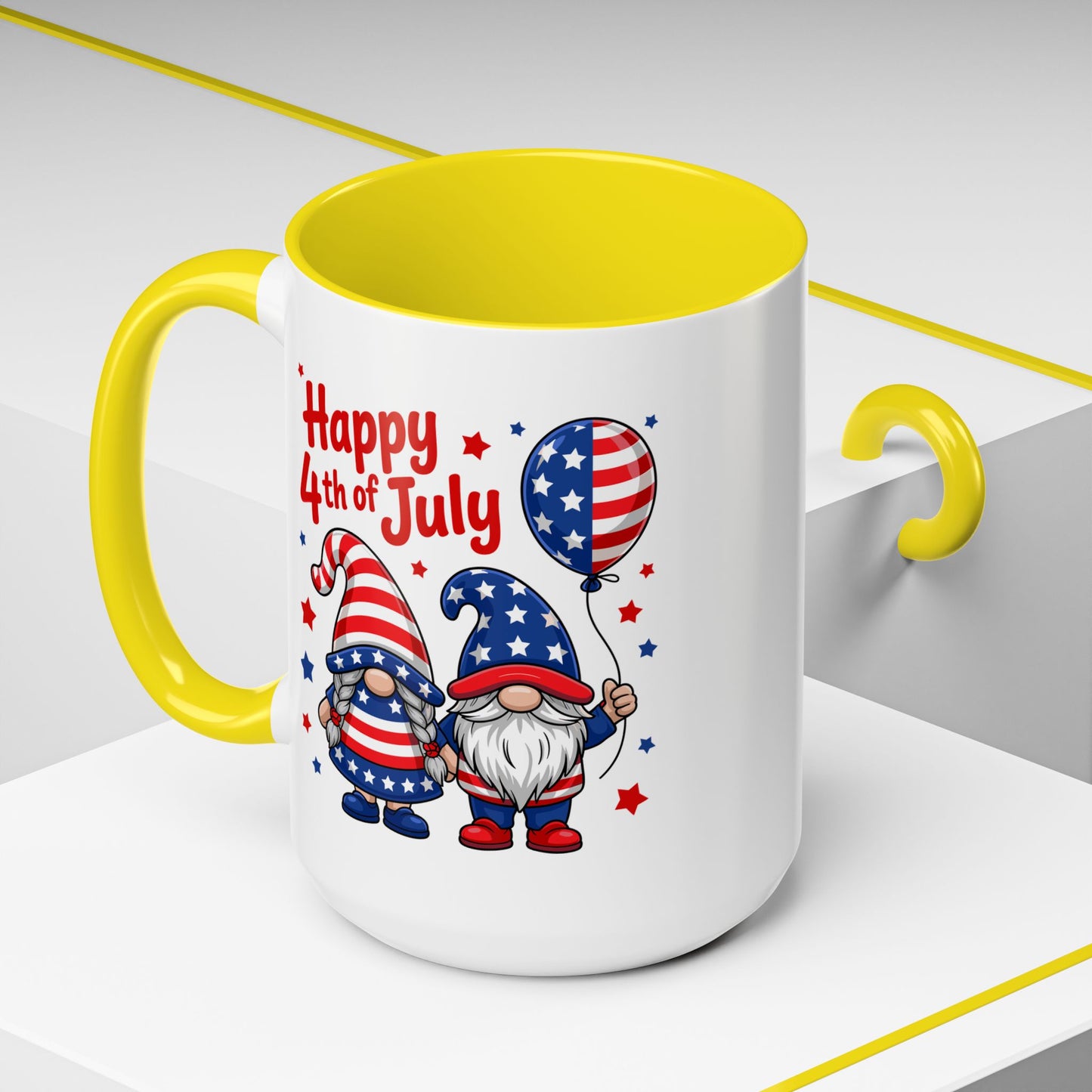 4th of July Mug - Happy 4th of July Gnomes
