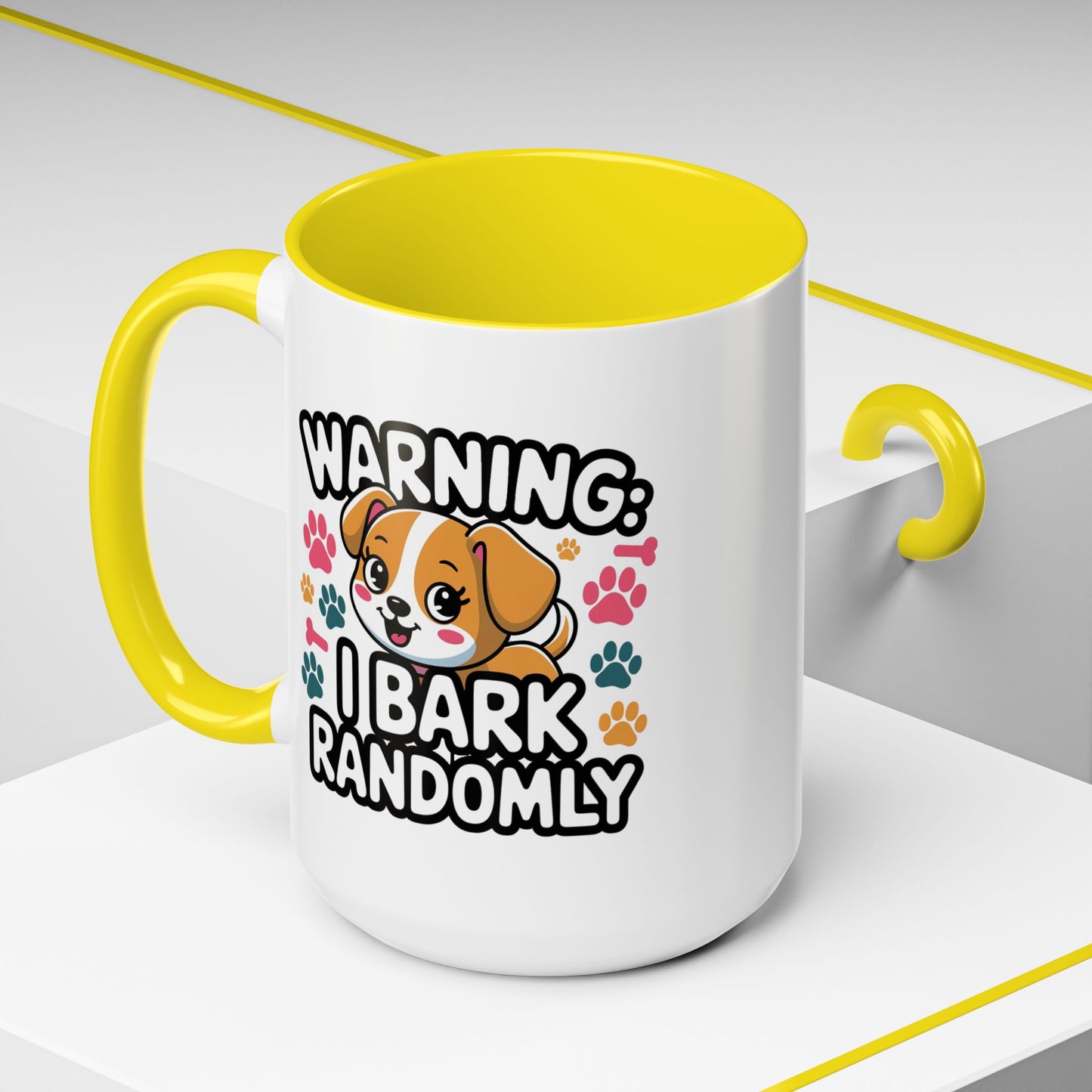 Animal Mug - Warning I Bark Randomly