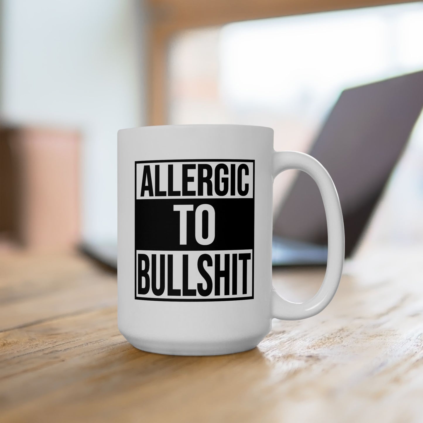 Adult Mug - Allergic To Bullshit