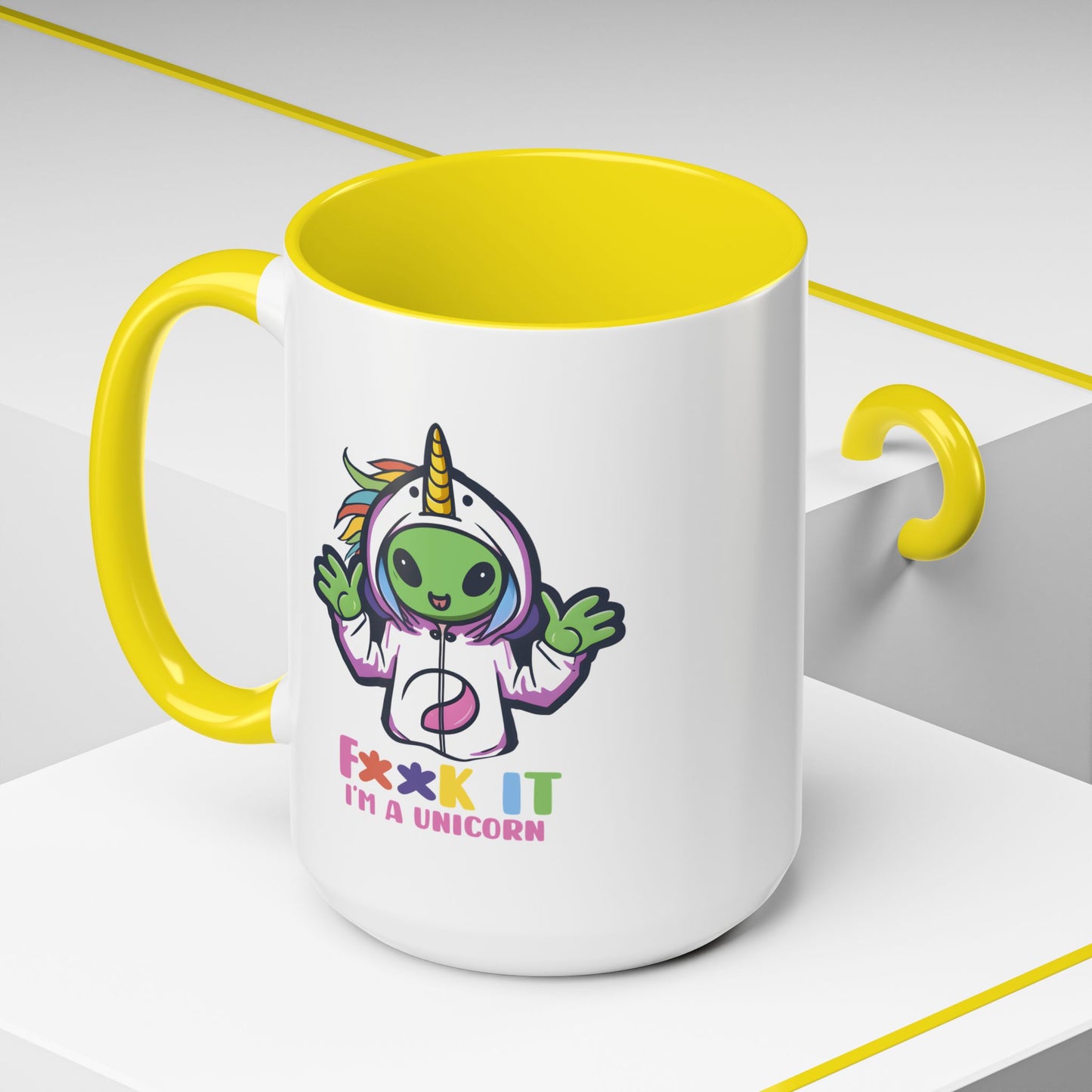 Alien Mug - F**K It I'm A Unicorn