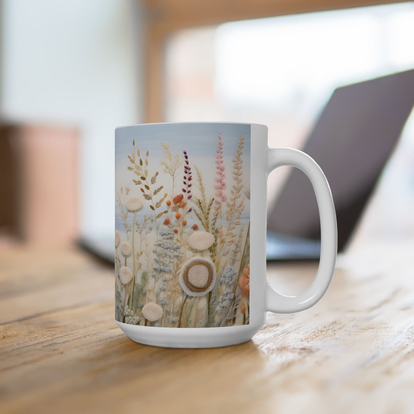 Artistic Mug - Felted Seaside