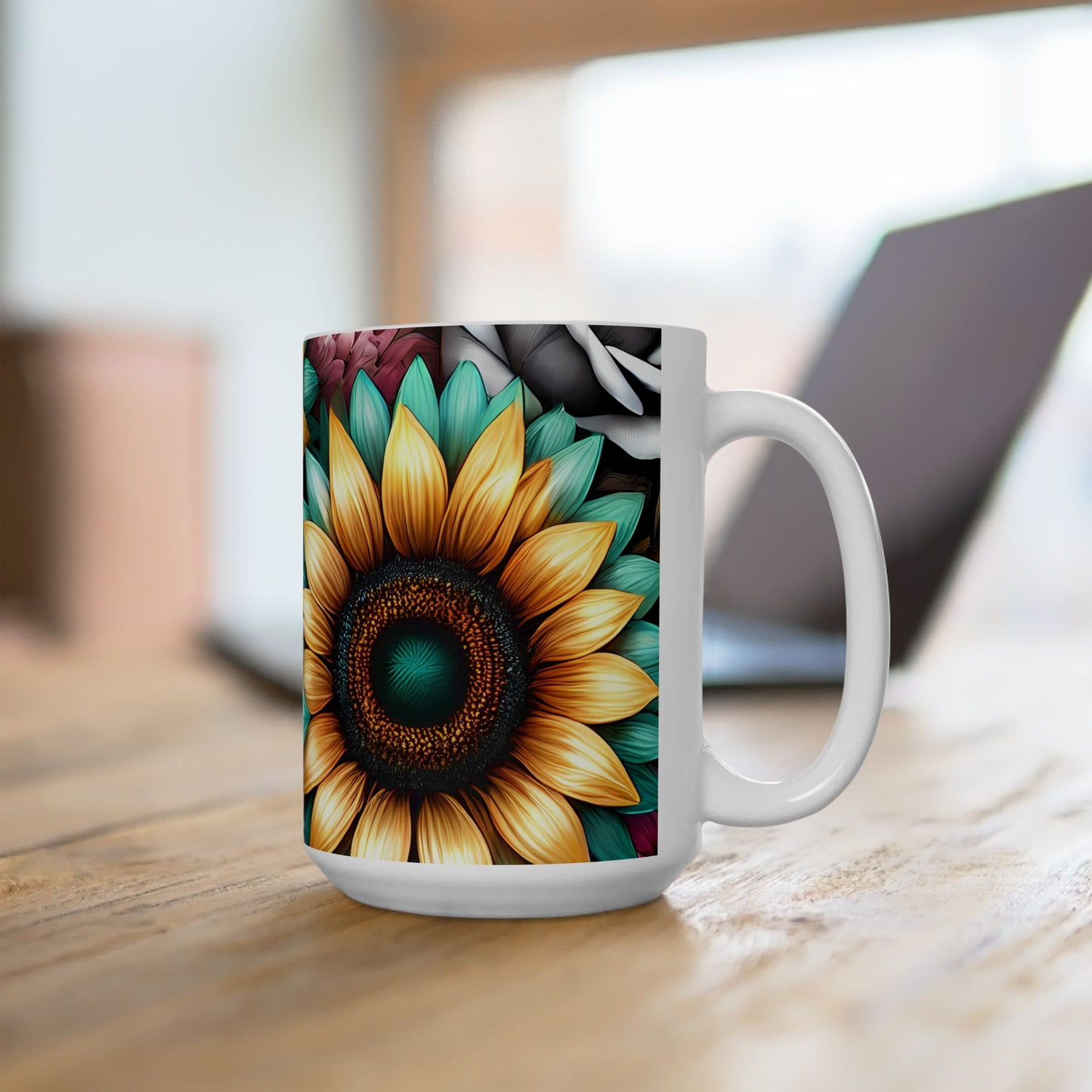Artistic Mug - Sunflowers Art