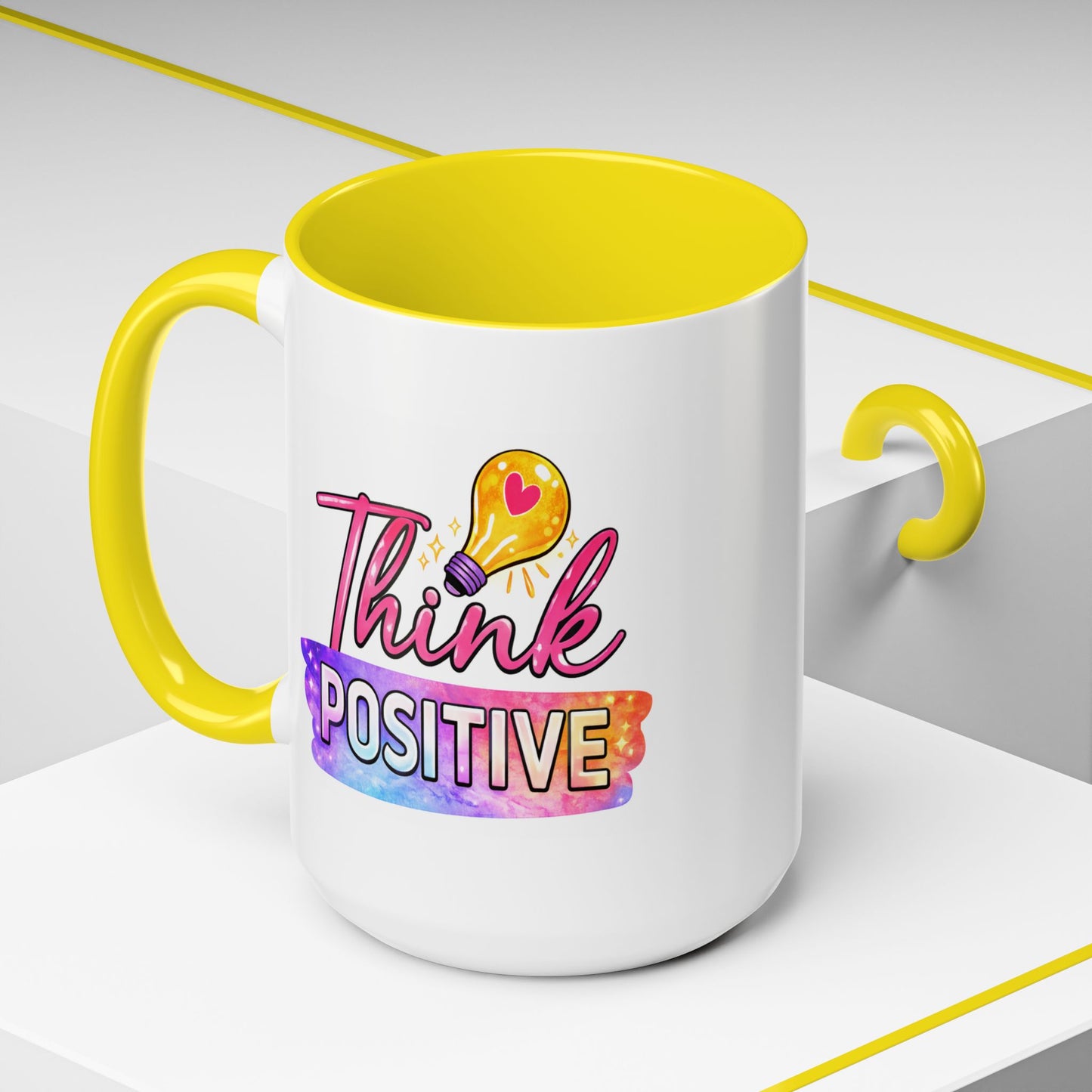 Wellness Mug - Think Positive Lightbulb