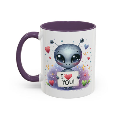 Anniversary Mug - I Love You Alien
