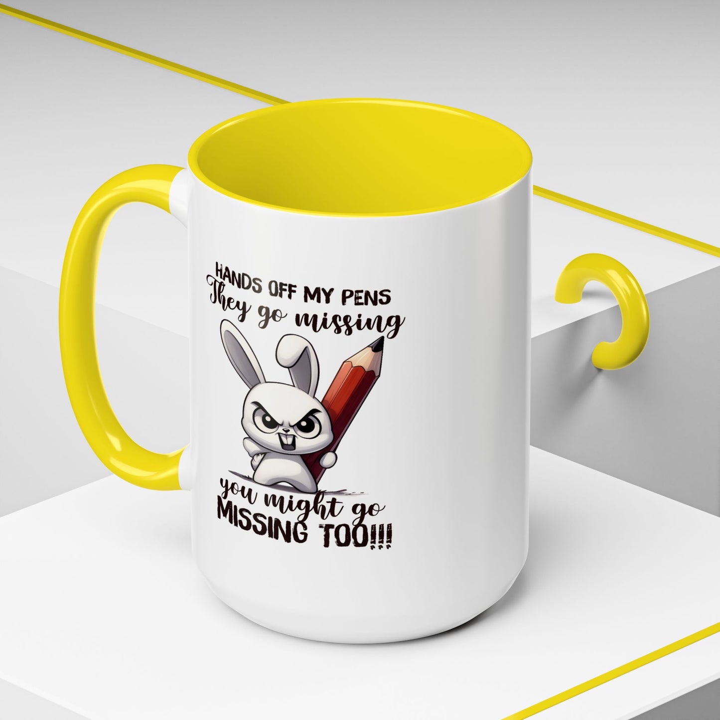Humor Mug - Hands Off My Pens