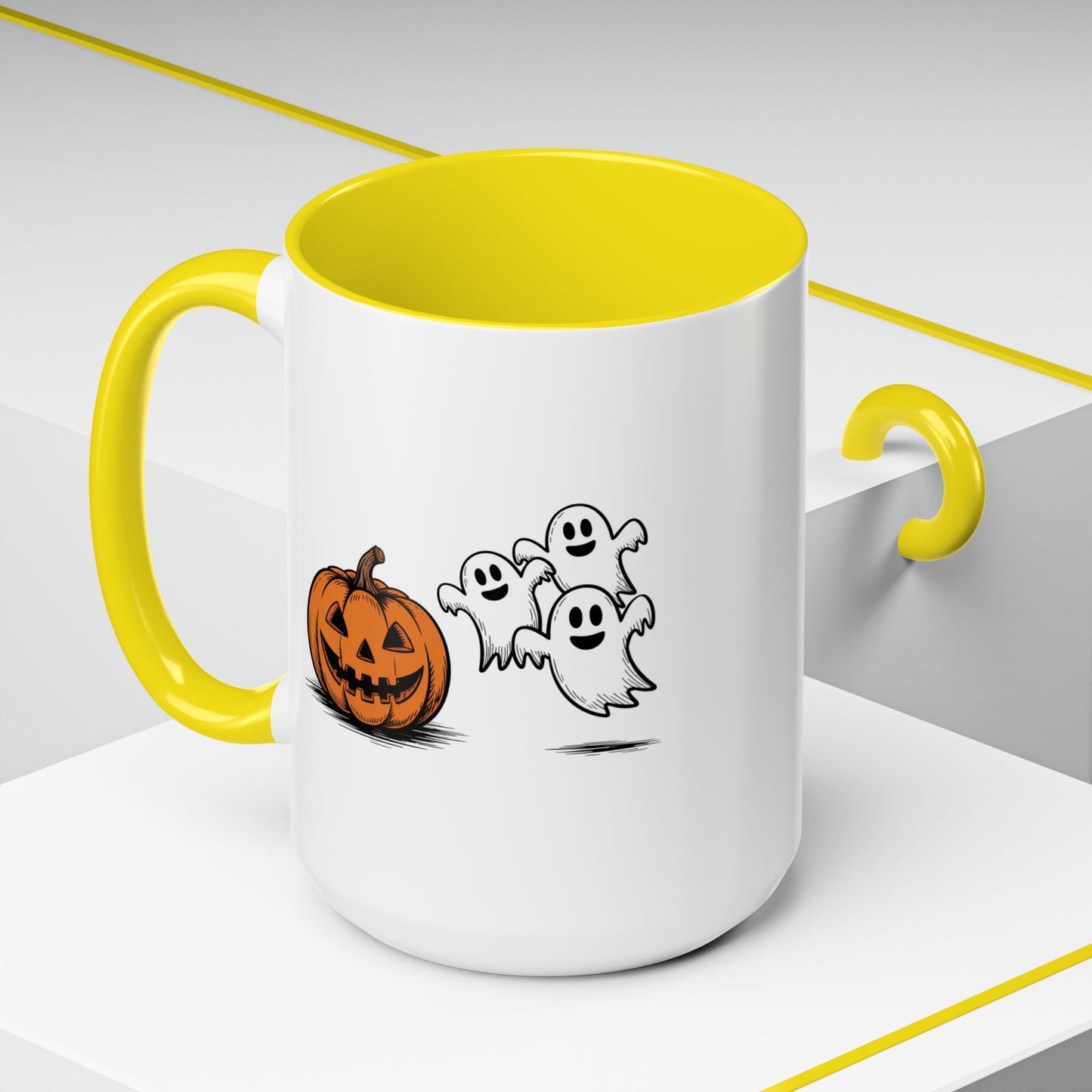 Halloween Mug - Pumpkin & Ghosts