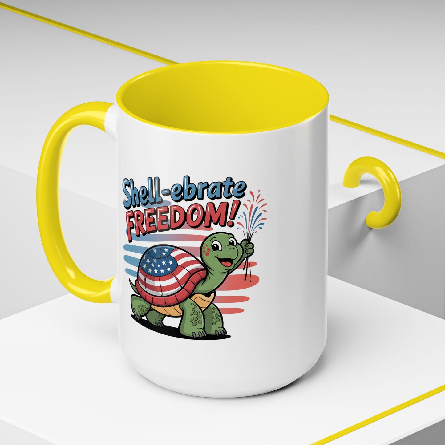 4th of July Mug - Shell-ebrate Freedom