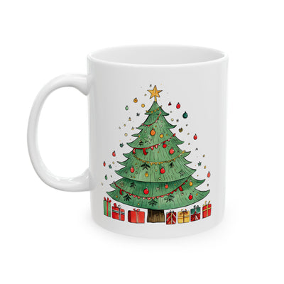 Christmas Mug - Christmas Tree with Presents