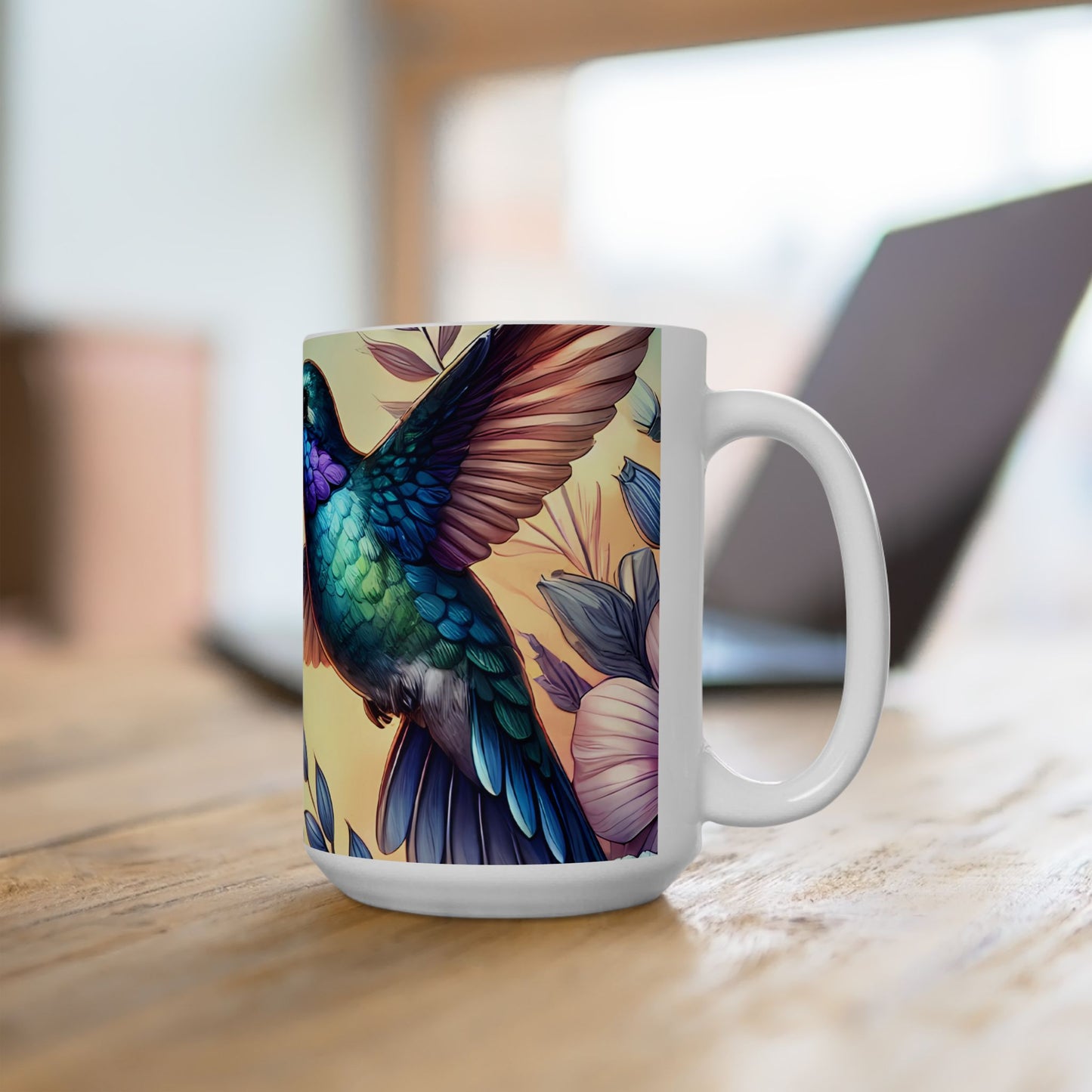 Artistic Mug - Colorful Hummingbird