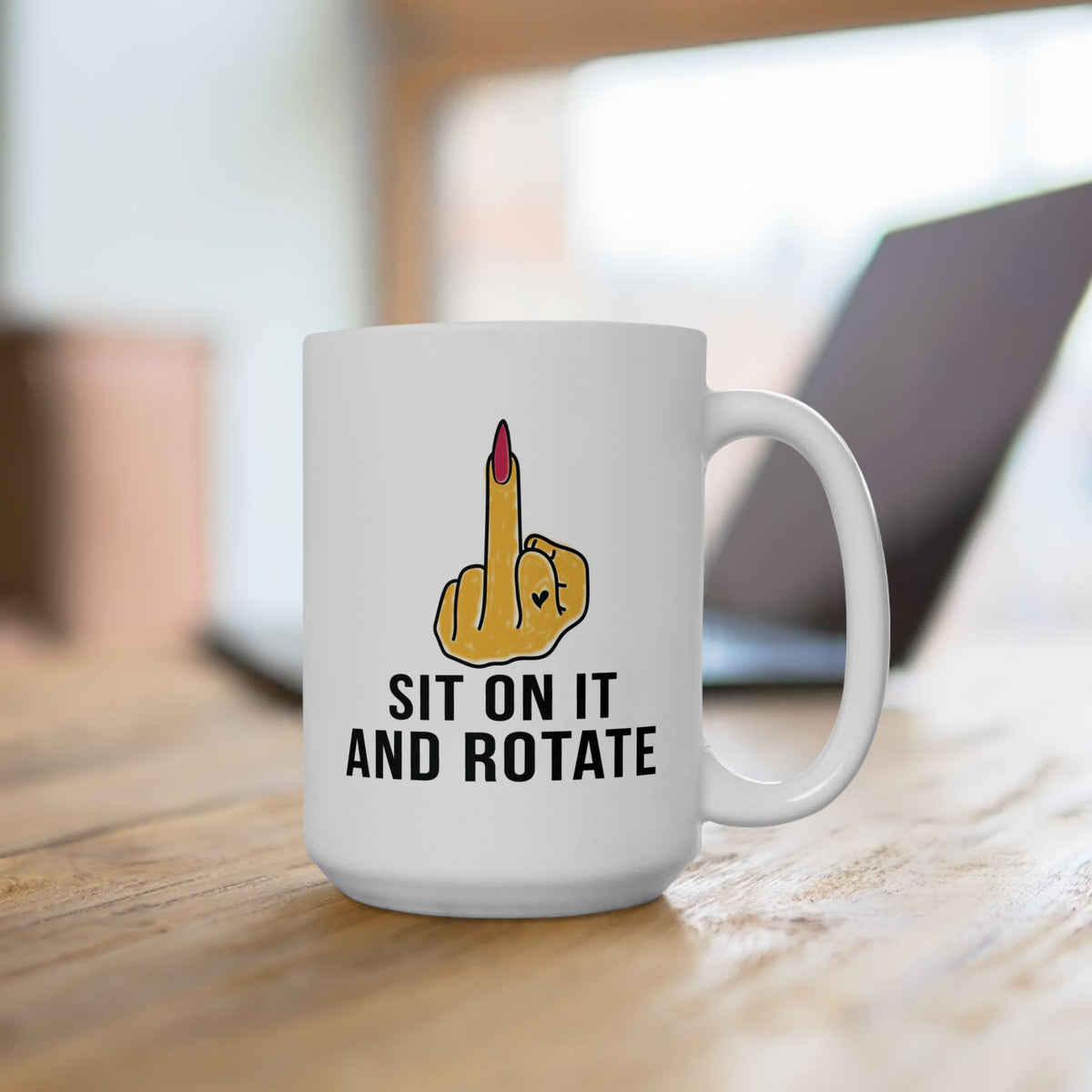 Adult Mug - Sit On It And Rotate