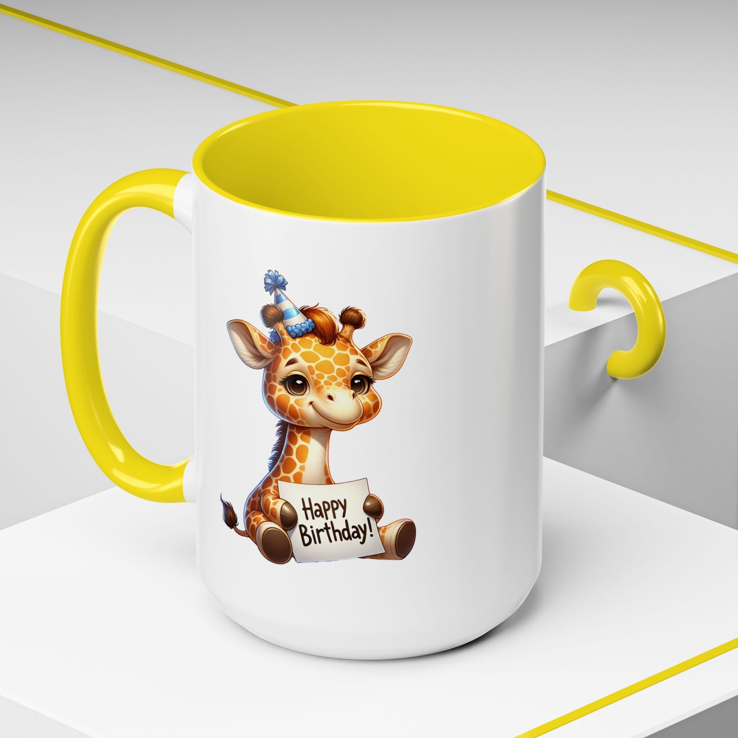 Birthday Mug - Giraffe Clipart