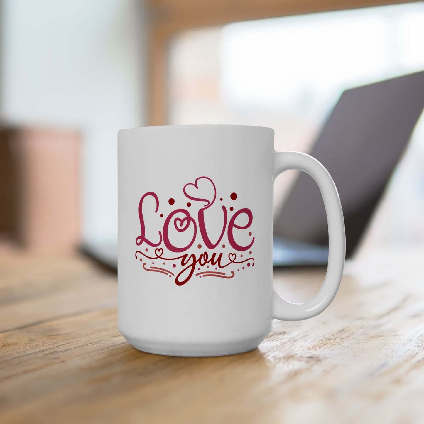 Valentine's Day Mug - Love You Graphic