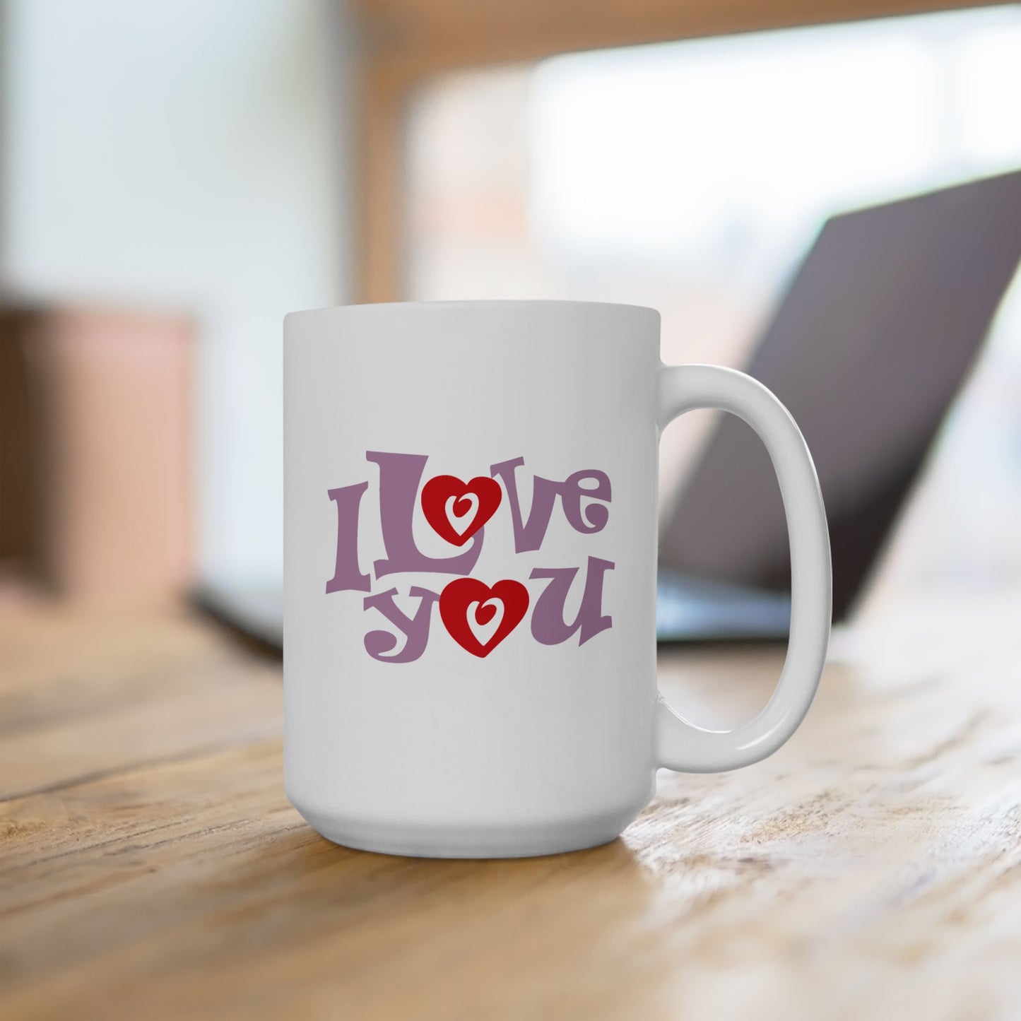 Anniversary Mug - I Love You Graphic