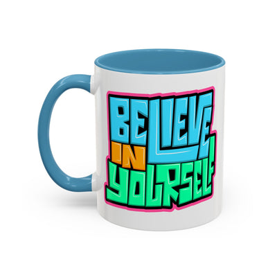 Motivation Mug - Believe In Yourself Graffiti