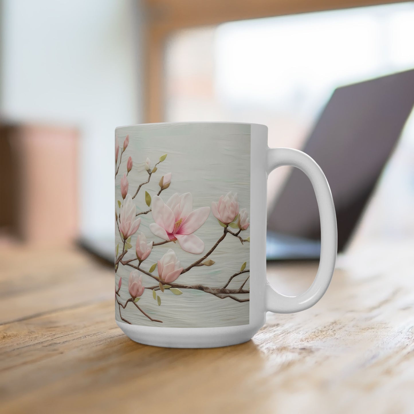 Artistic Mug - Felted Flowers