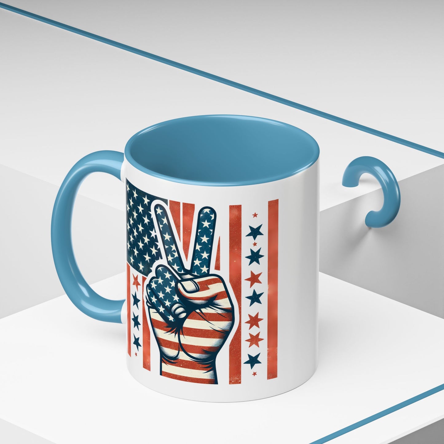 4th of July - Peace Sign Flag