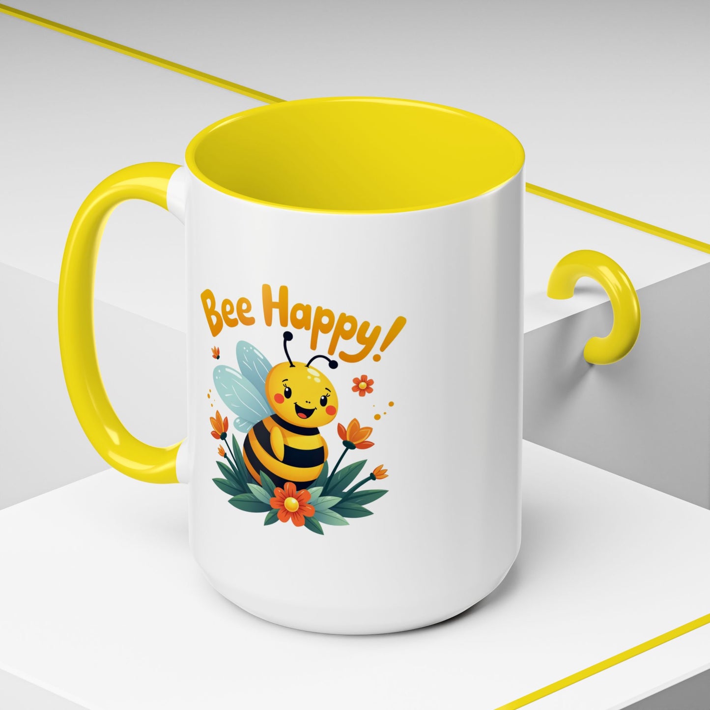 Motivation Mug - Bee Happy