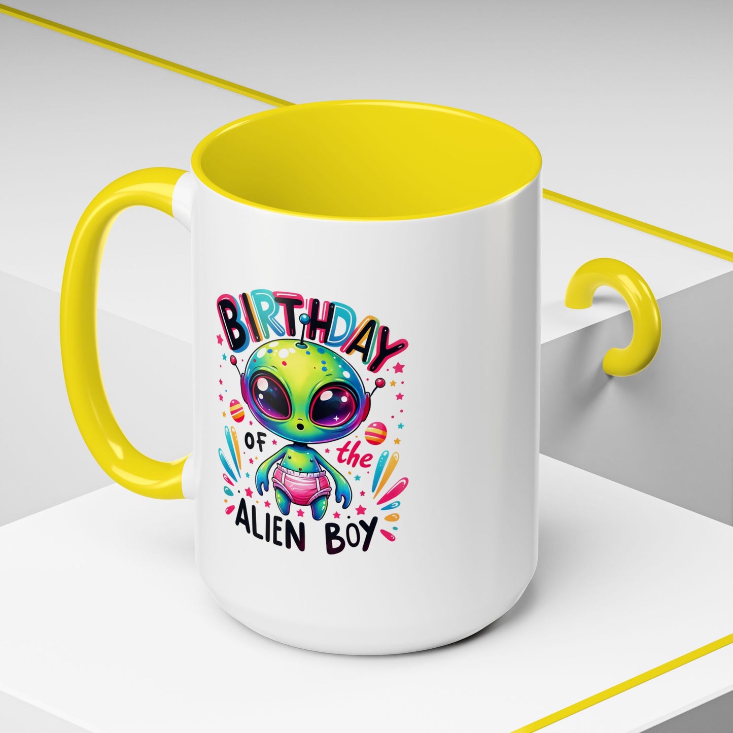 Alien Mug - Birthday Alien Boy