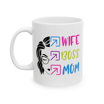 Humor Mug - Wife Boss Mom