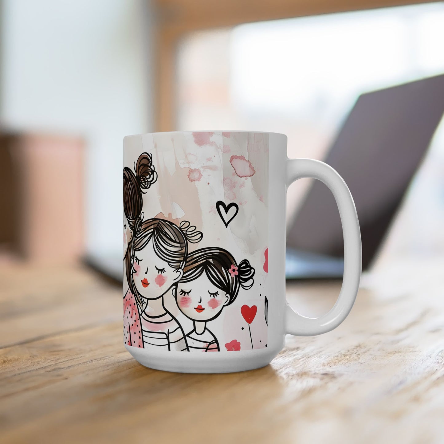Mother's Day Mug - Mom & Daughters
