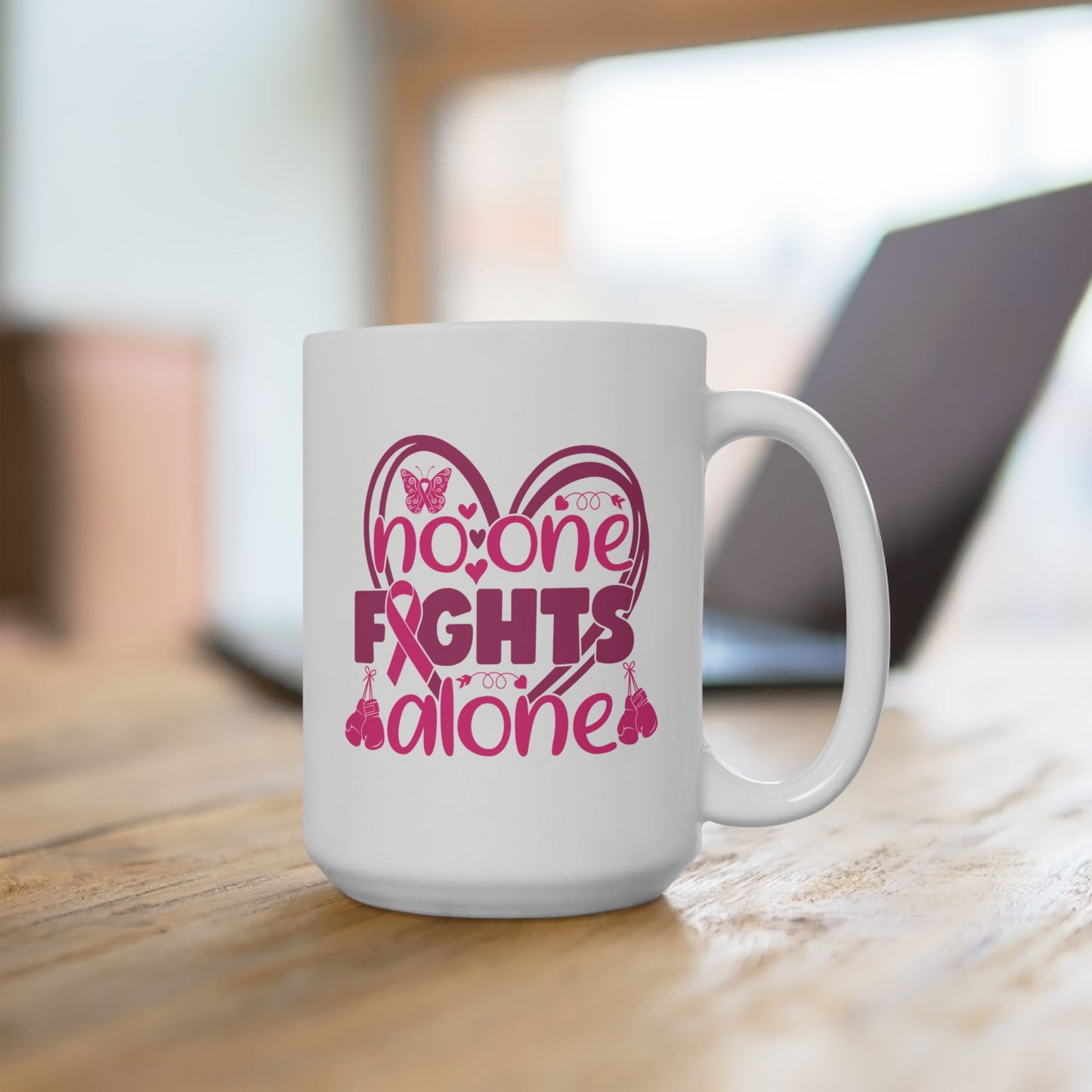 Support Mug - No One Fights Alone