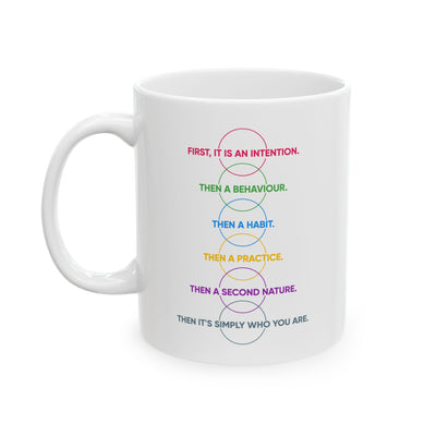 Motivation Mug - First It's An Intention