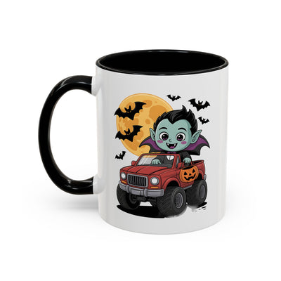 Halloween Mug - Driving Vampire